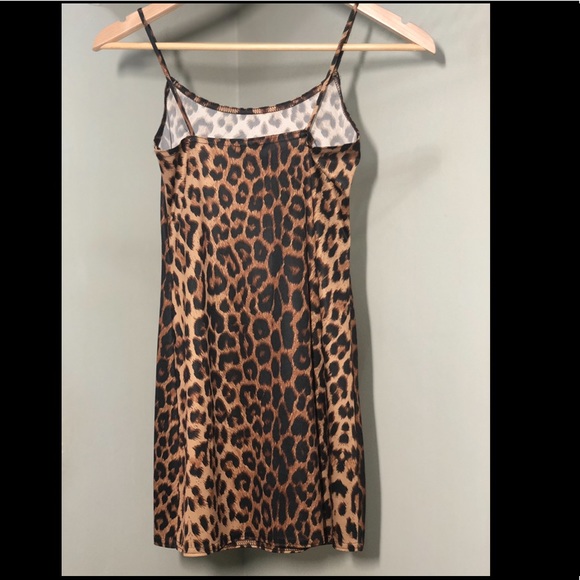 Cheetah Print Mini Dress - Picture 2 of 2